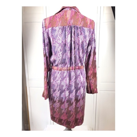 Presley Skye Silk Dress l NORDSTROM SILK LONG SLEEVE SHIRT DRESS 0964 - Picture 4 of 5